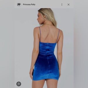 Princess Polly Lorriane Blue Mini Dress